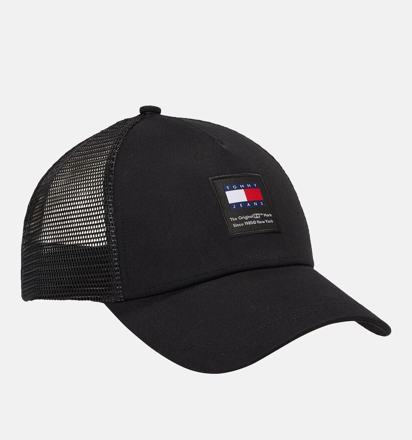 Tommy Hilfiger Modern Patch Trucker Cap Casquette en Noir pour hommes (336662)