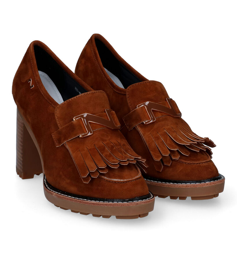 Nathan-Baume Escarpins montants en Cognac pour femmes (315969)