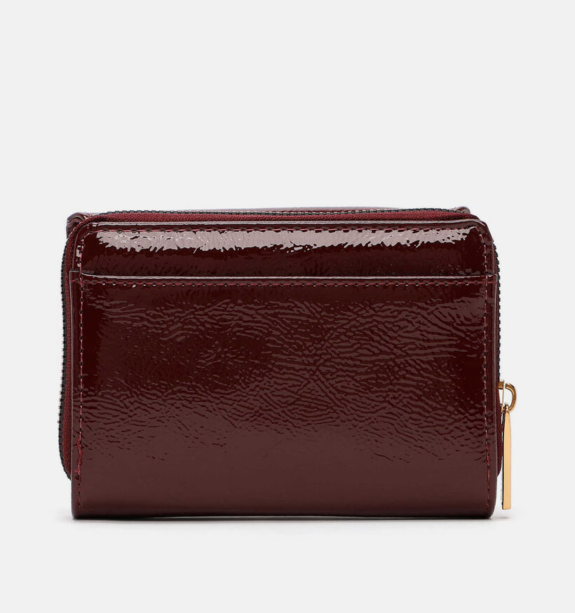 Tamaris Marina Patent Porte-monnaie zipp&eacute; en Bordeaux pour femmes (378799)