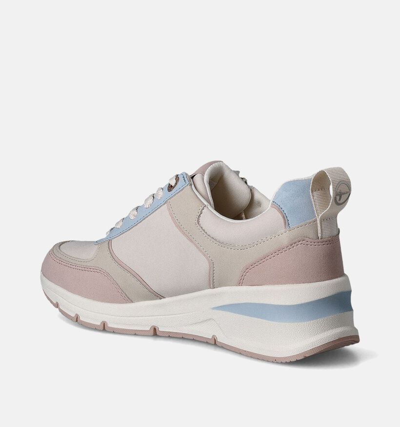 Tamaris Beige Sneakers voor dames (351608) - geschikt voor steunzolen