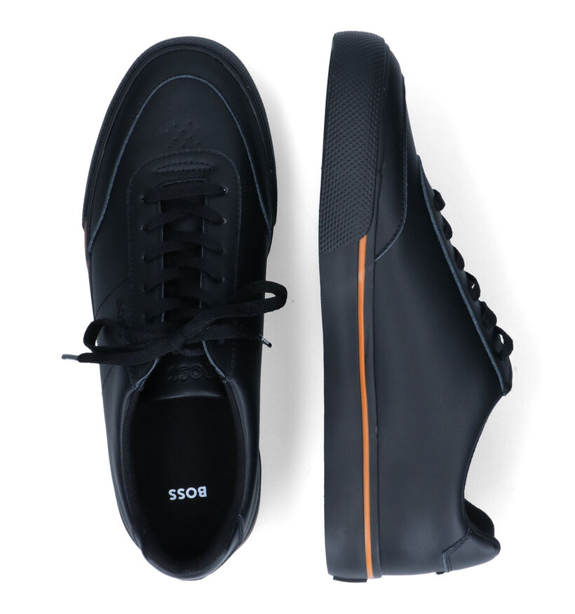 Boss Aiden Tenn Chaussures à lacets en Noir en simili cuir (317540)