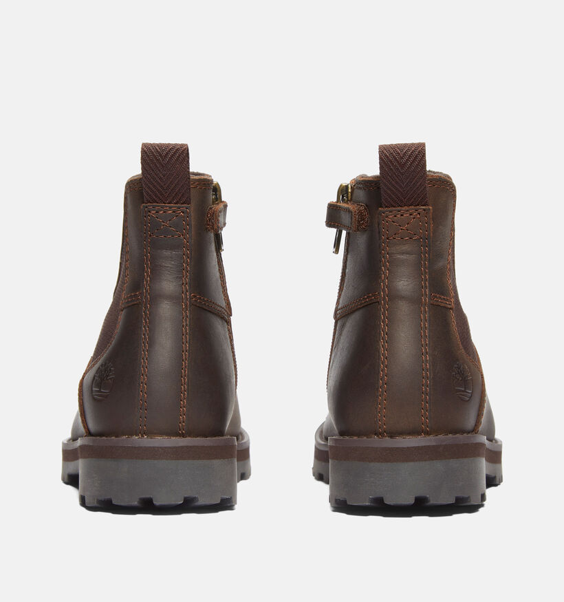 Timberland Courma Kid Chelsea Bottines en Marron pour filles, garçons (345250) - pour semelles orthopédiques