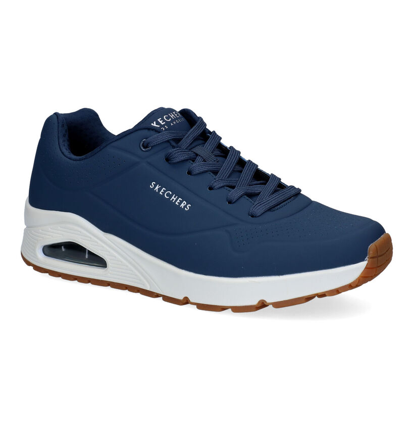 Skechers Uno Stand On Air Zwarte Sneakers voor heren (334159)