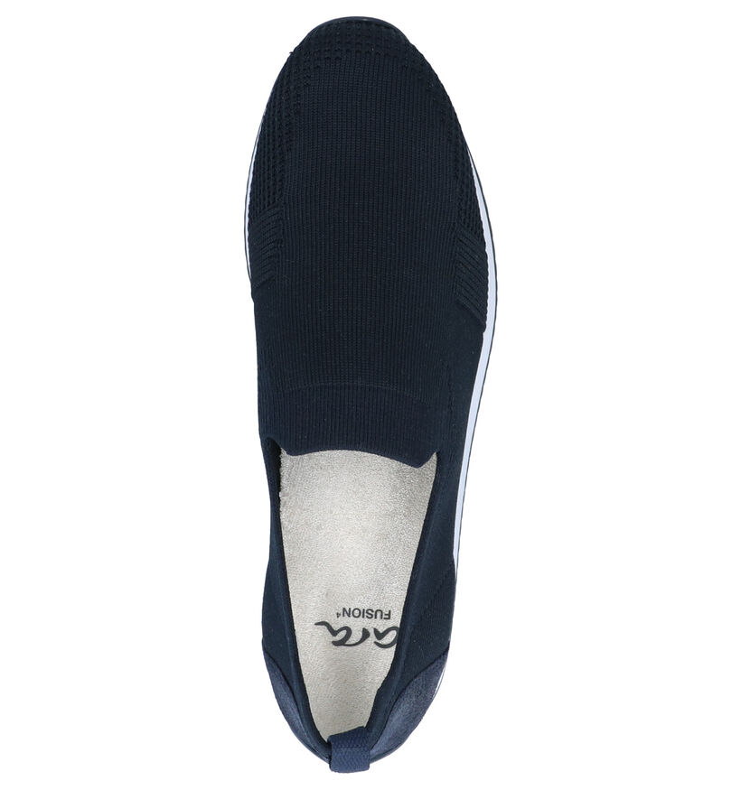 Ara Lissabon Fusion Slip-on Sneakers Blauw in stof (272297)