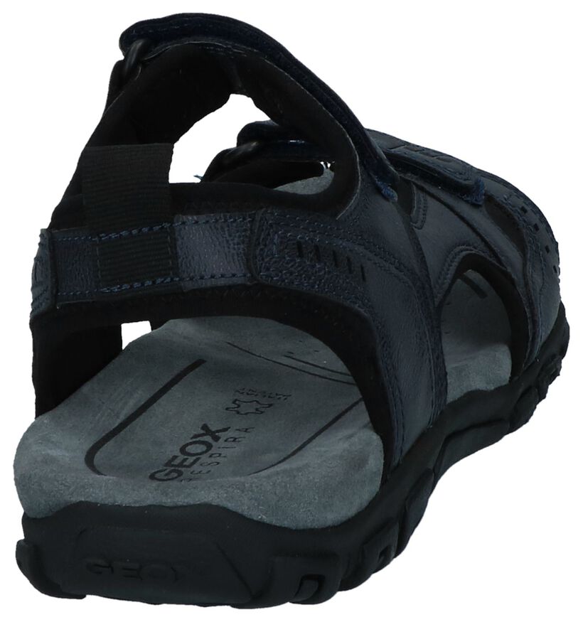 Geox Zwarte Sandalen in kunstleer (266688)