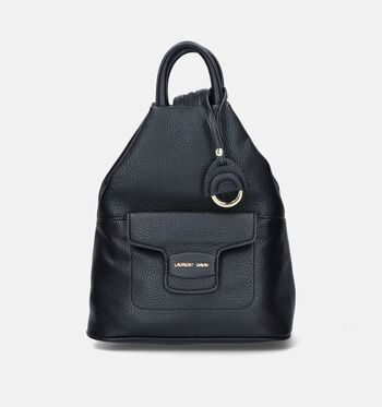 Laurent David Rugzakken Zwart/Wit/Cognac