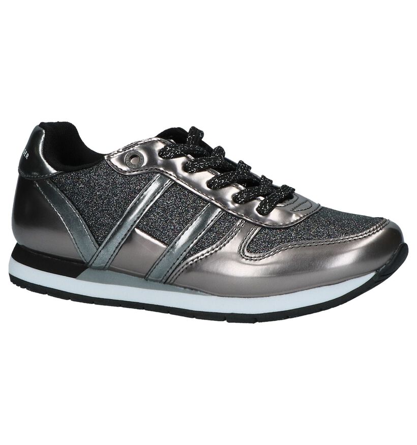 Zilveren Metallic Geklede Sneakers Tommy Hilfiger in kunstleer (225252)