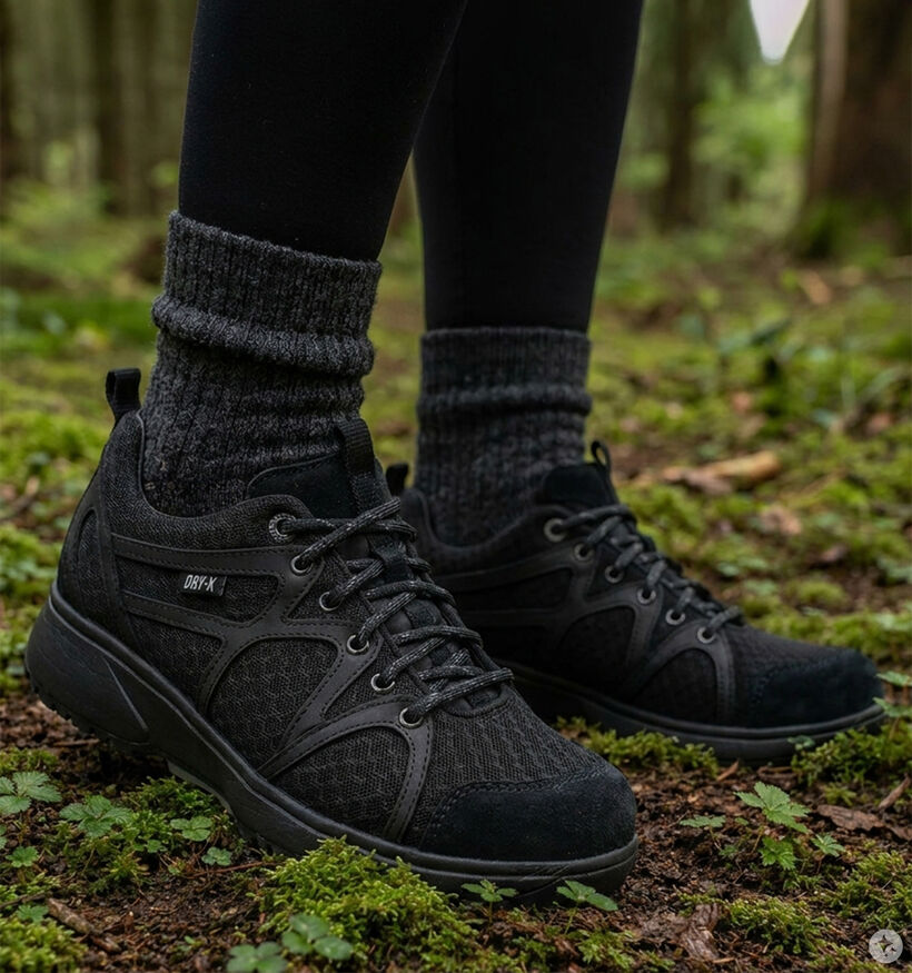 Xsensible Stockholm Chaussures outdoor en Noir pour femmes (389528) - pour semelles orthop&eacute;diques