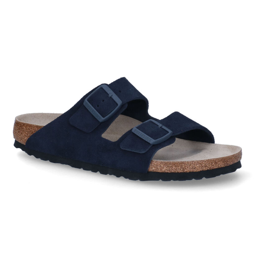 Birkenstock Arizona Grijze Slippers voor heren (330622)