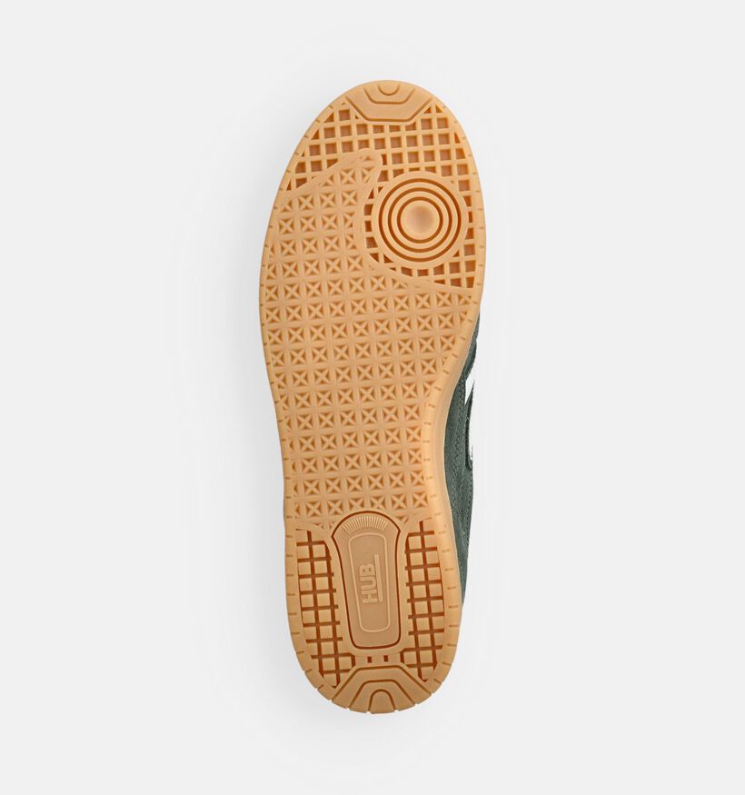 Hub Vancouver Groene Sneakers voor heren (369586) - geschikt voor steunzolen
