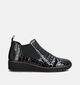 Rieker Zwarte Chelsea Boots voor dames (361833) - geschikt voor steunzolen