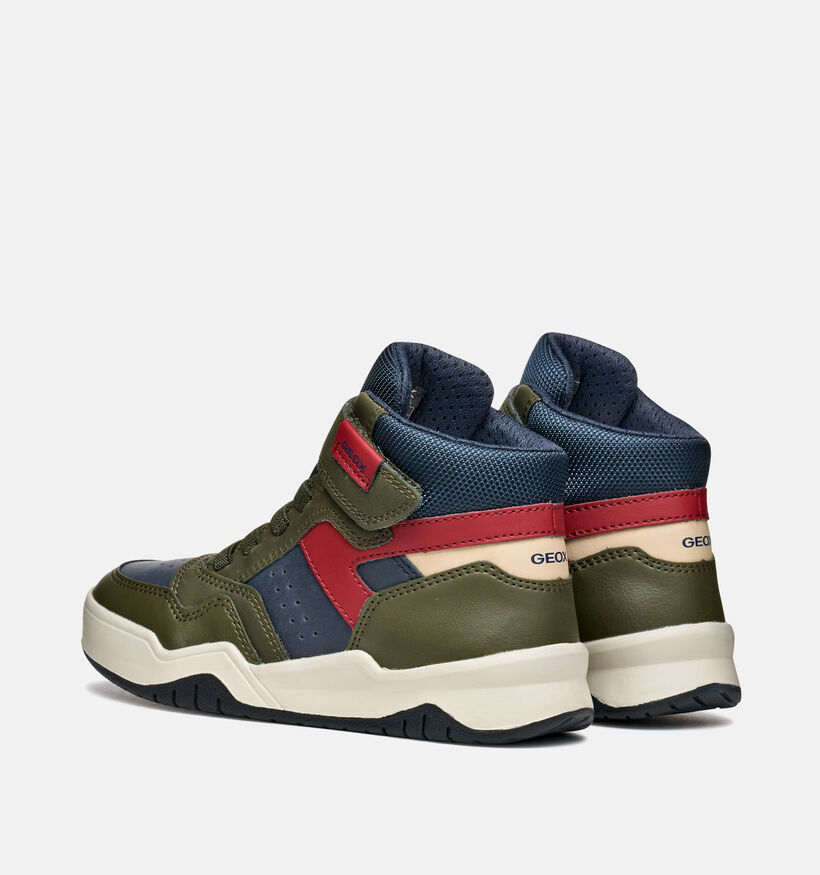 Geox Perth Chaussures hautes en Vert pour garçons (360361) - pour semelles orthopédiques
