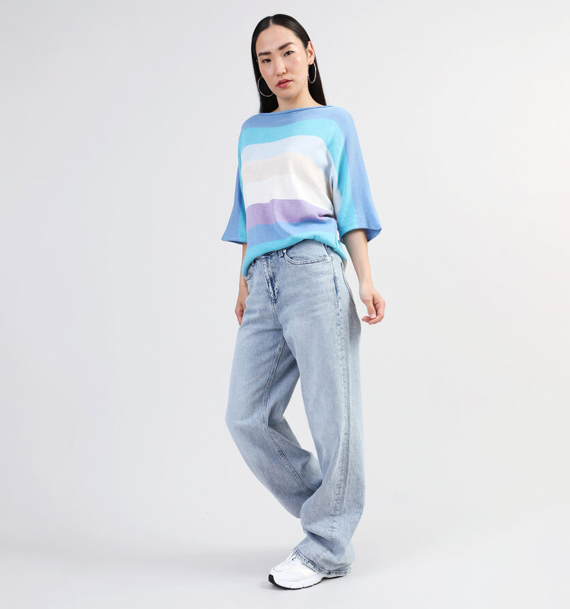Dolce C. Pull rayé en Bleu pour femmes (349564)