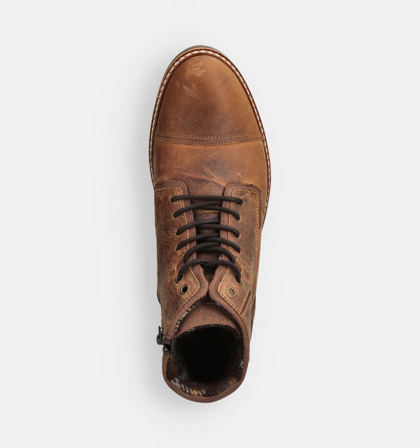 Bufflox Josue Cognac Veterboots voor heren (362672)