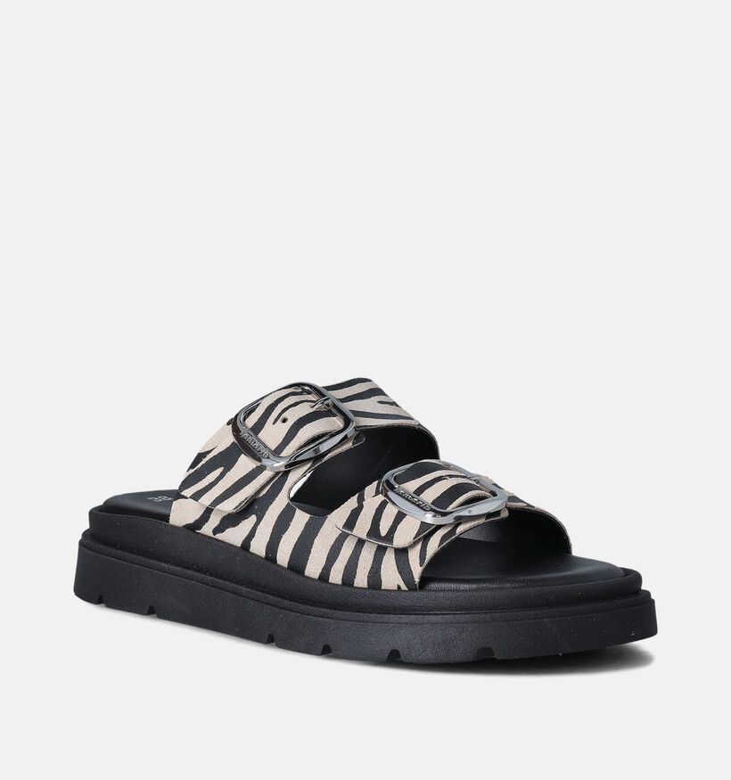 Tamaris Zwarte Platte Slippers voor dames (357722)