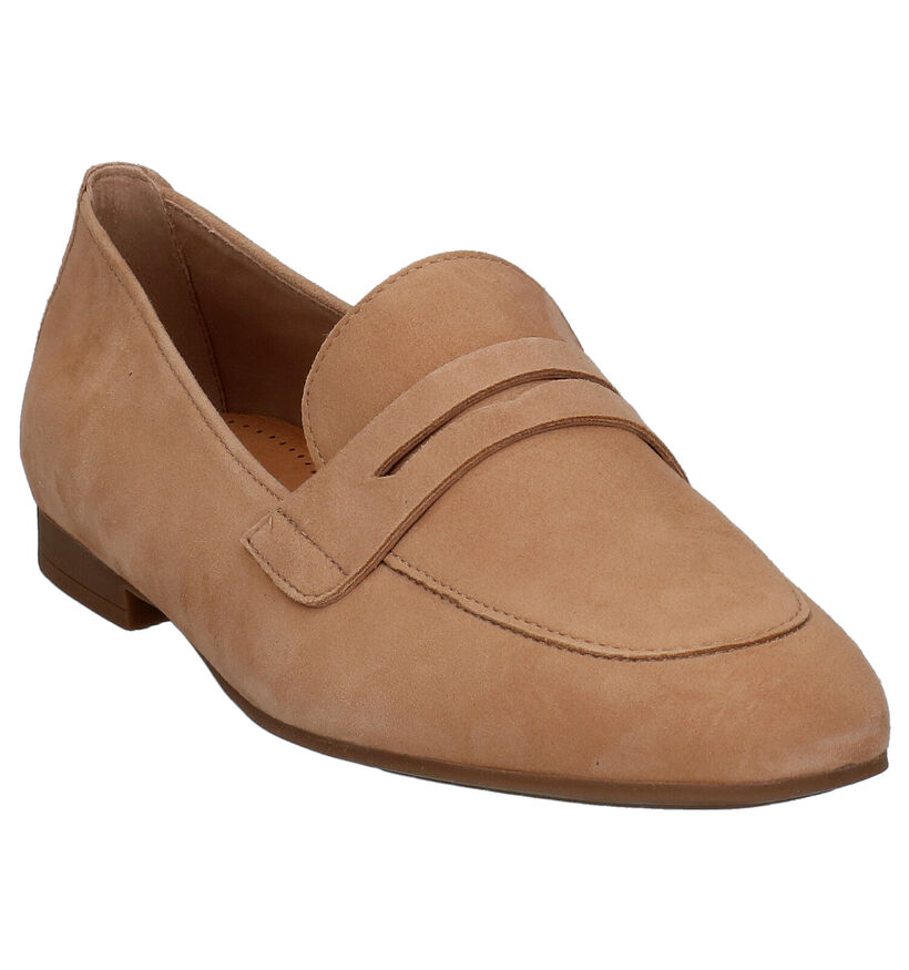 Gabor Blauwe Loafers in daim (288005)