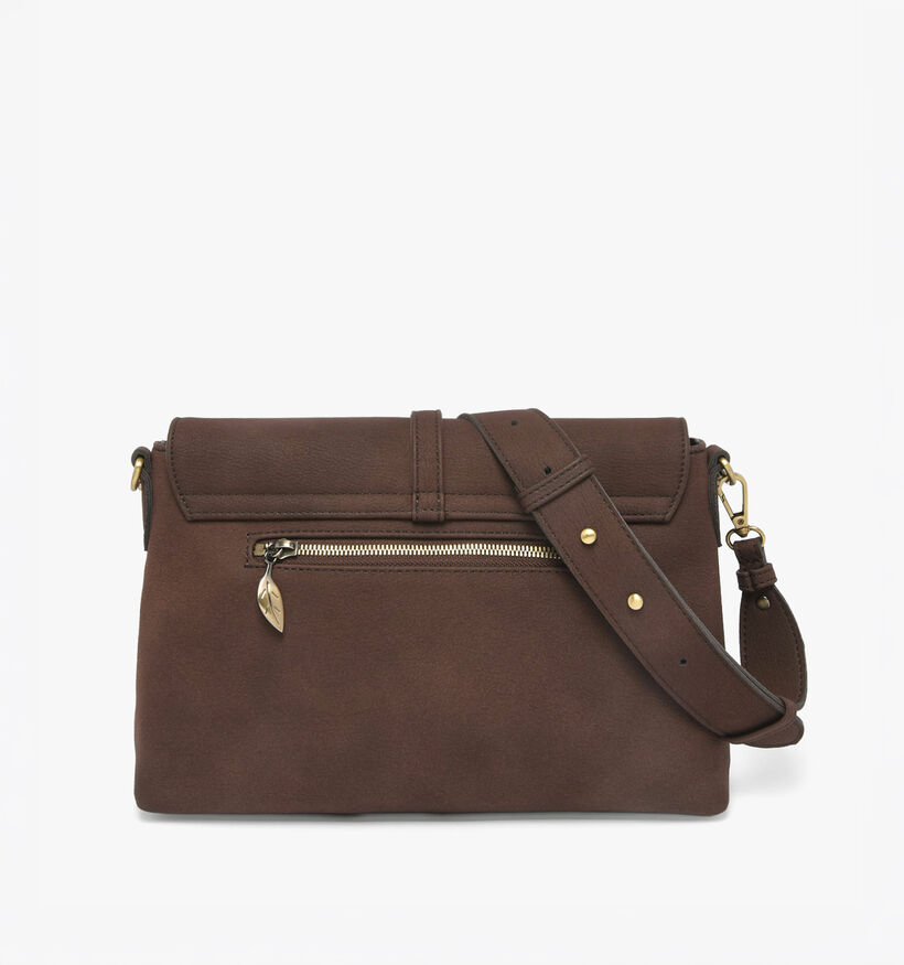 Woomen Verveine Sac port&eacute; crois&eacute; en Brun fonc&eacute; pour femmes (378674)