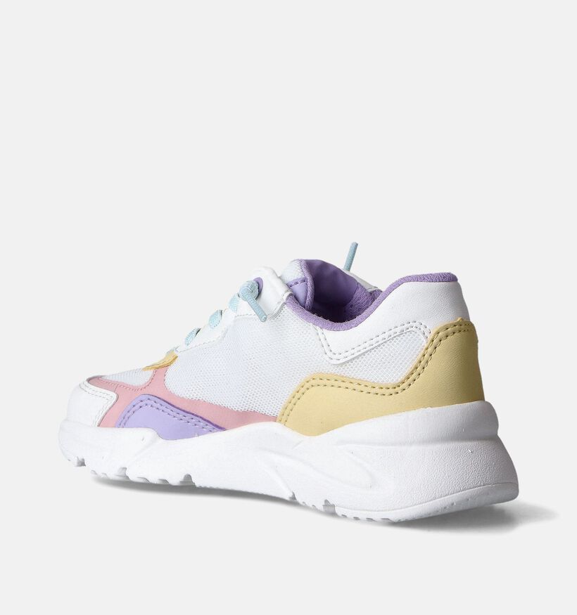 Geox Loftus Witte Sneakers voor meisjes (352949) - geschikt voor steunzolen