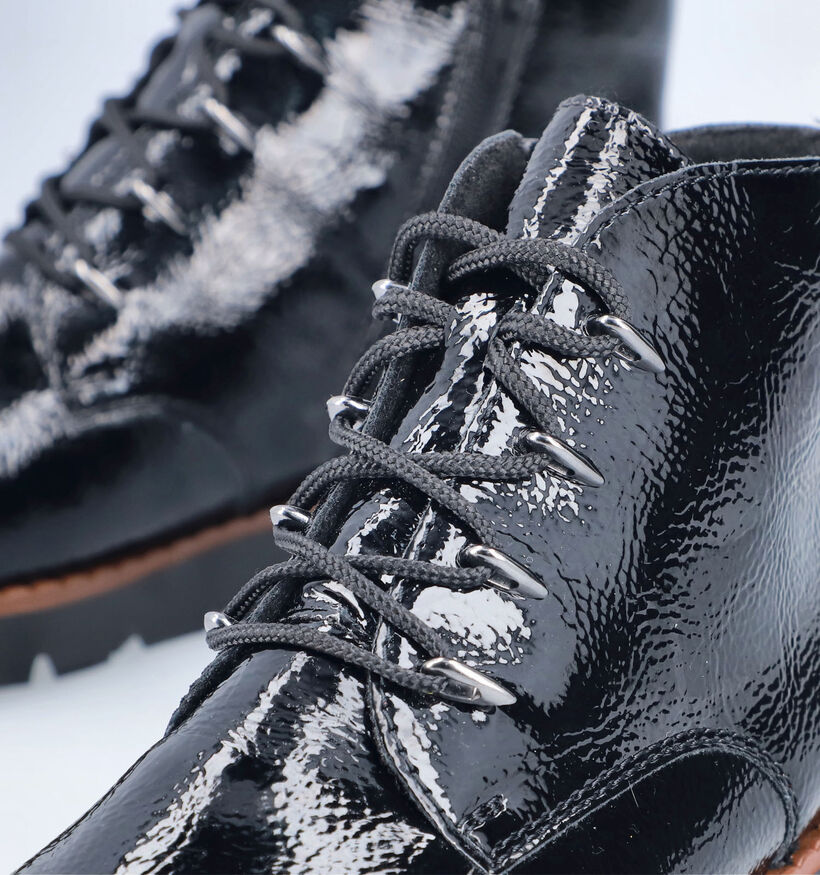 Rieker Bottines à lacets en Noir pour femmes (347417) - pour semelles orthopédiques