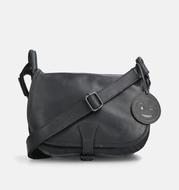Saccoo Crossbody tassen Zwart/Cognac