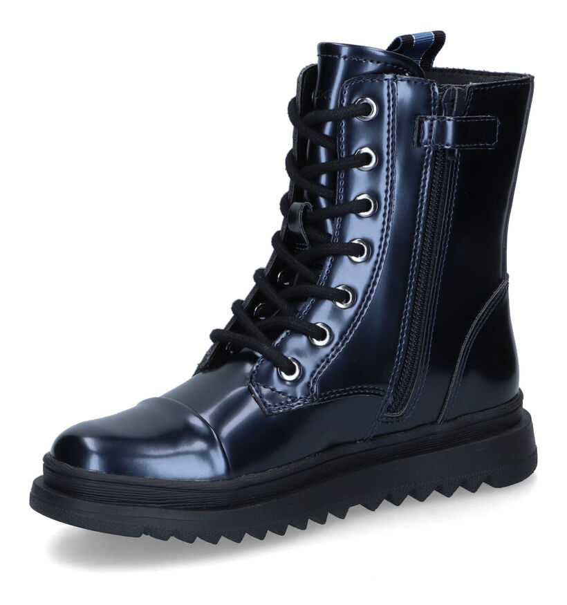 Geox Gillyjaw Zwarte Boots in kunstleer (317648)