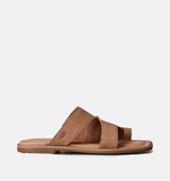 Slippers cognac