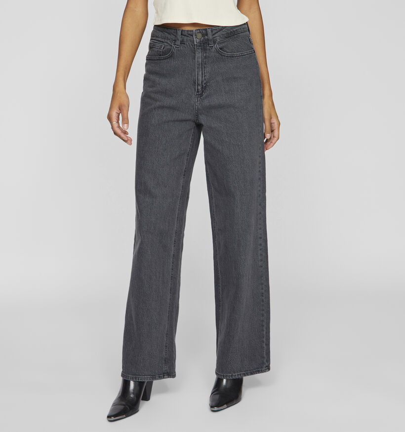 Vila Freya Grijze Wide leg jeans L32 voor dames (361331)