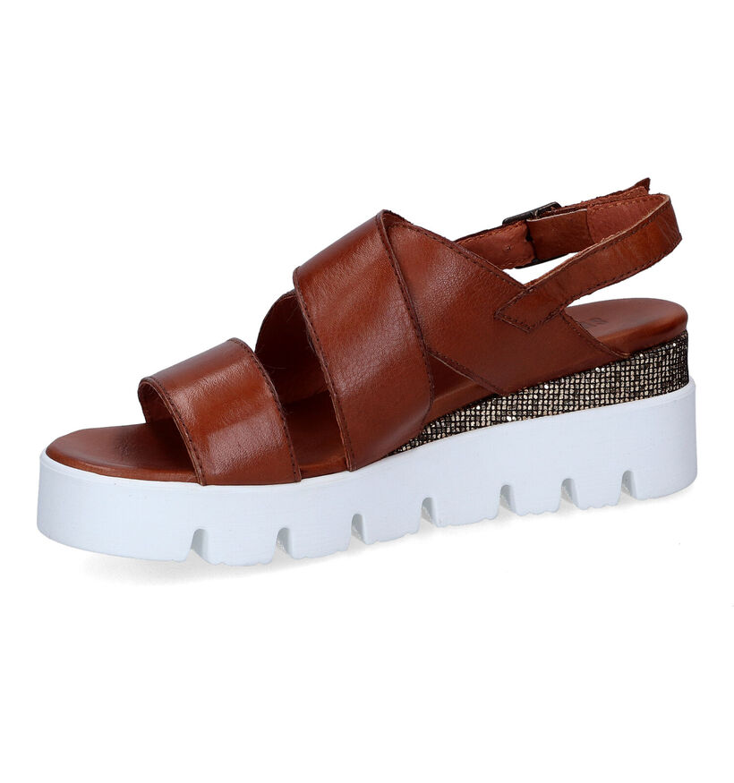 Sweet Lemon Sacoh Sandales en Cognac en cuir (308844)