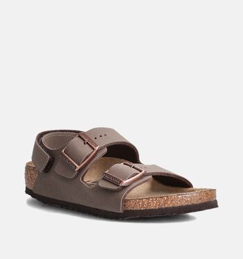 Birkenstock Milano Sandales Mocca/Birko-Flor Big Dino/Light Blue/Navy/Desert Soil Thyme/Ochre