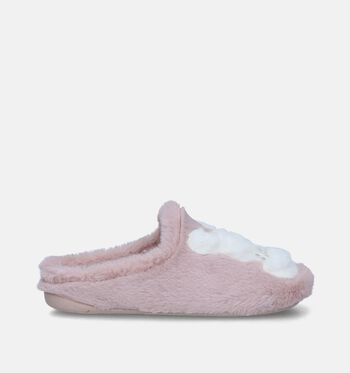 Pantoufles rose
