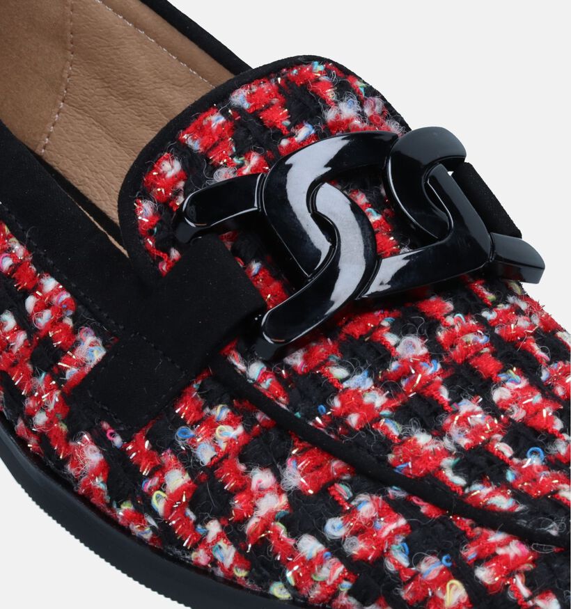 La Strada Loafers en Rouge pour femmes (341186)