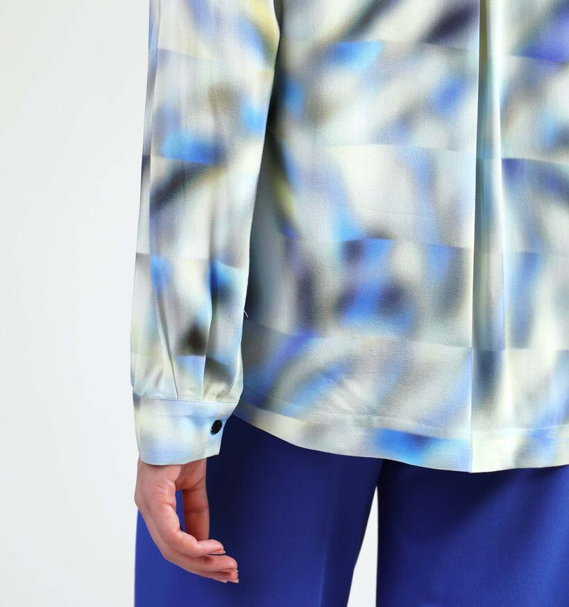 comma Blouse en Bleu (327332)