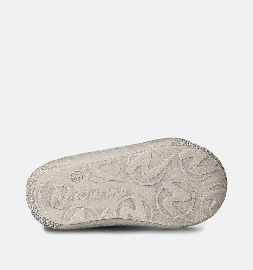 Naturino Cocoon Suede Denim Blauwe Babyschoentjes voor jongens, meisjes (355491) - geschikt voor steunzolen