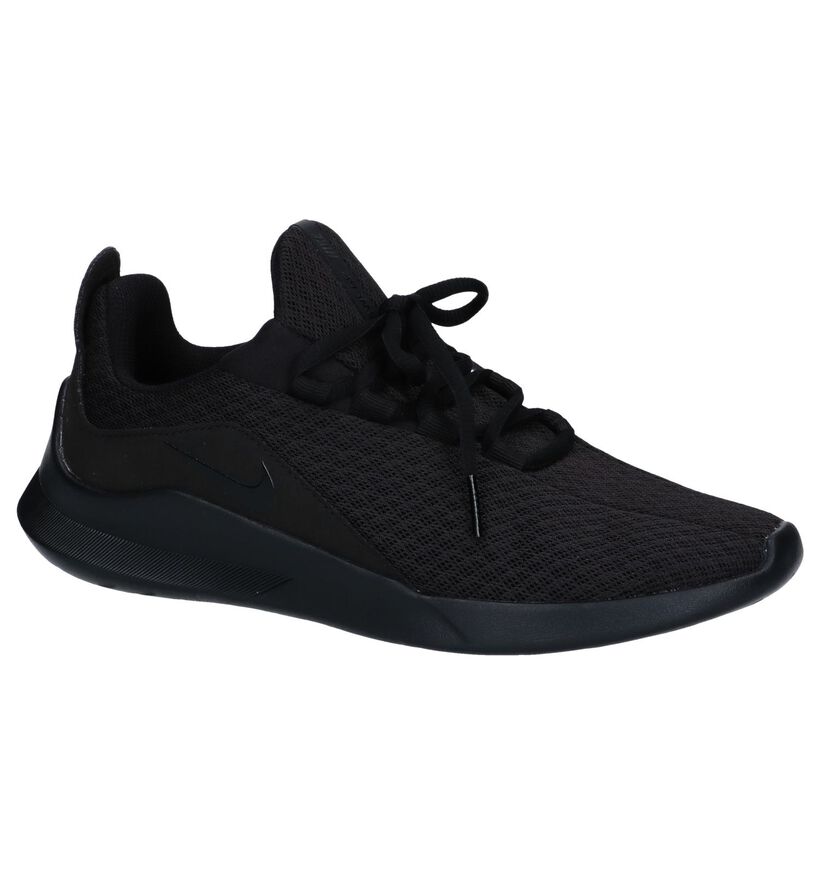 Nike Baskets slip-on en Noir en textile (250259)