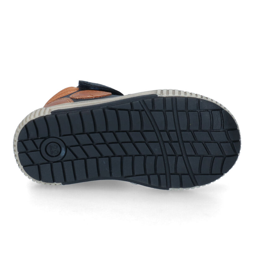 Milo & Mila Chaussures hautes en Bleu en simili cuir (313596)