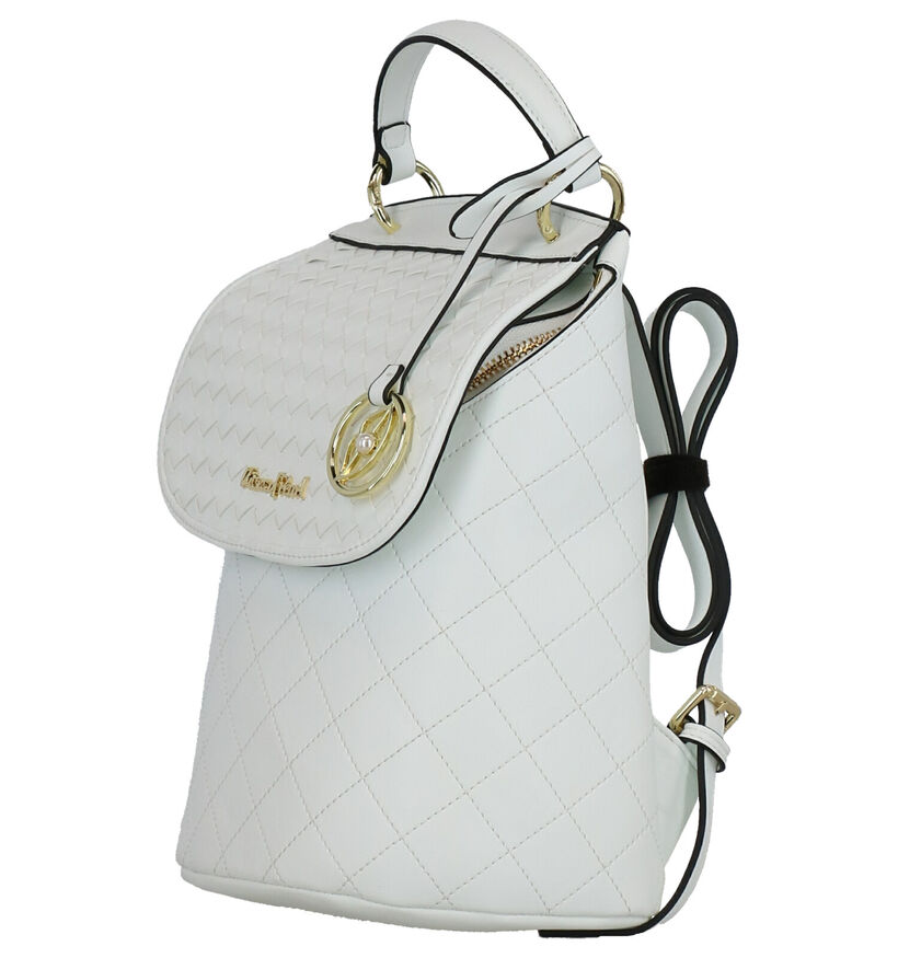 Kisses of Pearl Zora Sac à Dos en Blanc en simili cuir (273761)