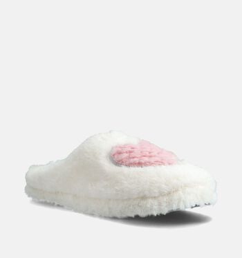 Torfs Home Pantoufles Blanc/Rose