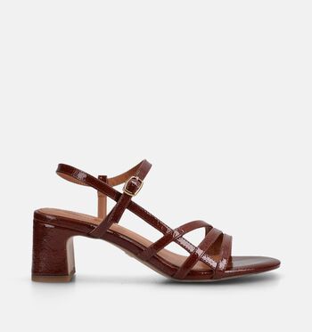 Tamaris Sandalen Zwart/Bruin/Zilver