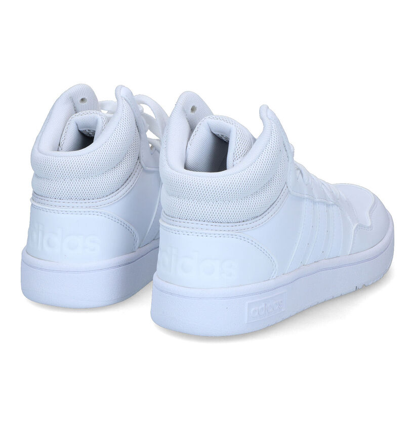 adidas Hoops 3.0 Mid Witte Sneakers voor dames (316908) - geschikt voor steunzolen