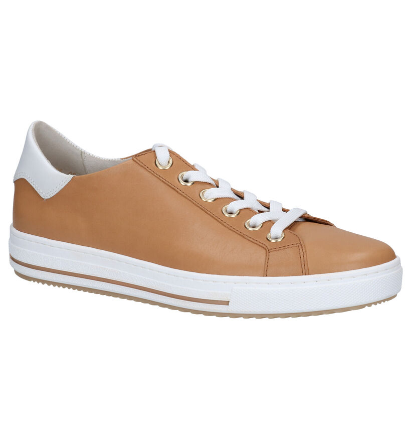 Gabor OptiFit Cognac Veterschoenen in leer (288012)