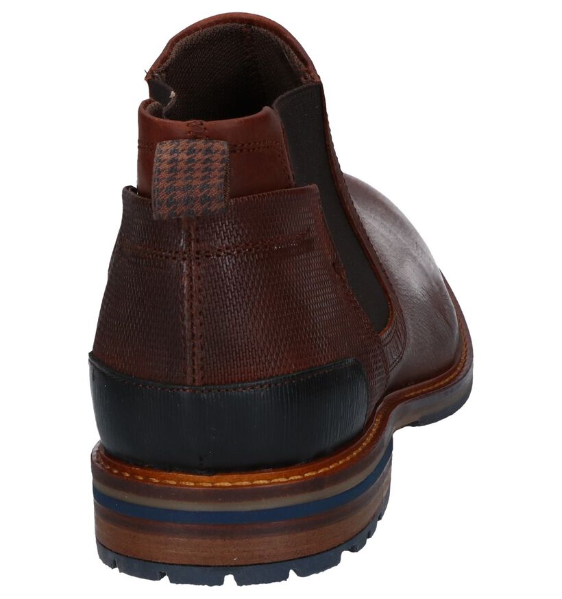 Bullboxer Cognac Cheslea Boots in leer (276987)