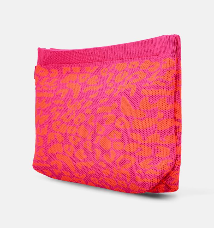 Via Limone Fuchsia/Oranje Clutch voor dames (376495)