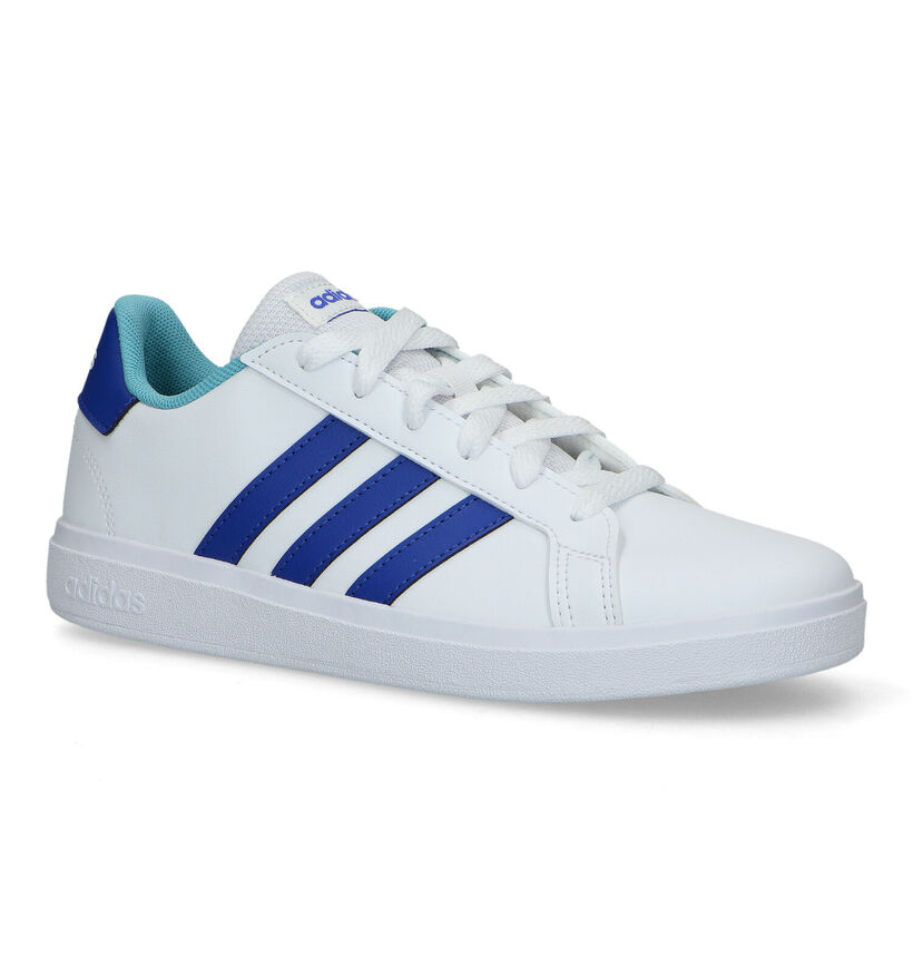 adidas Grand Court 2.0 Baskets en Blanc pour filles, garçons (324104)