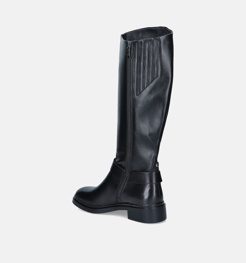 Tamaris Bottes de motard hautes en Noir pour femmes (348901)