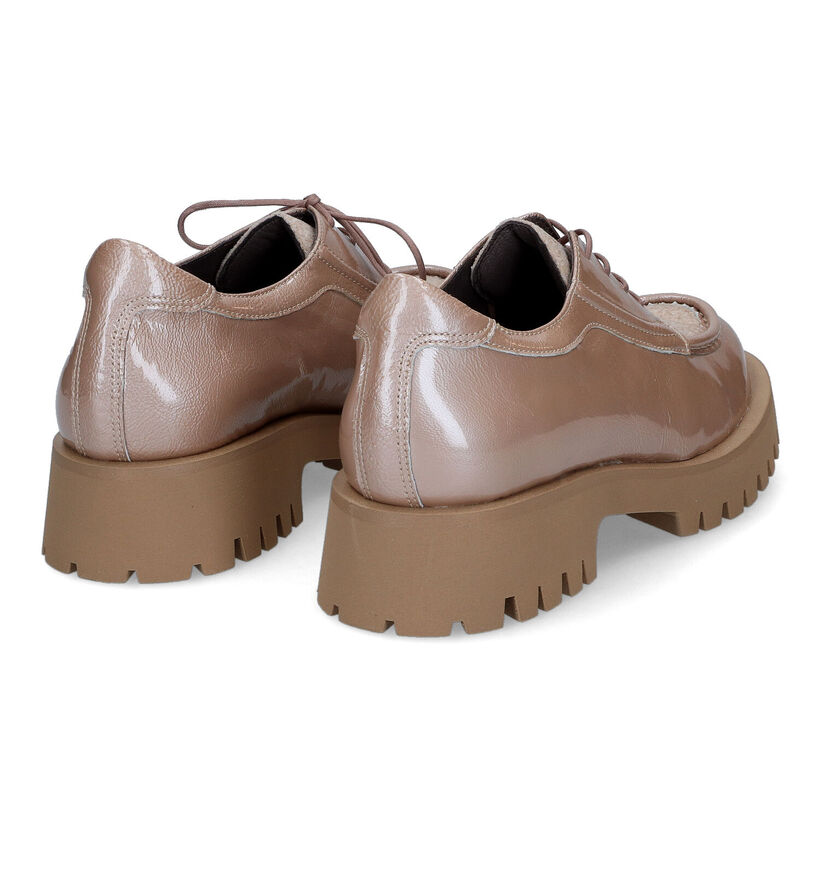 Softwaves Chaussures à lacets en Or rose pour femmes (316726) - pour semelles orthopédiques