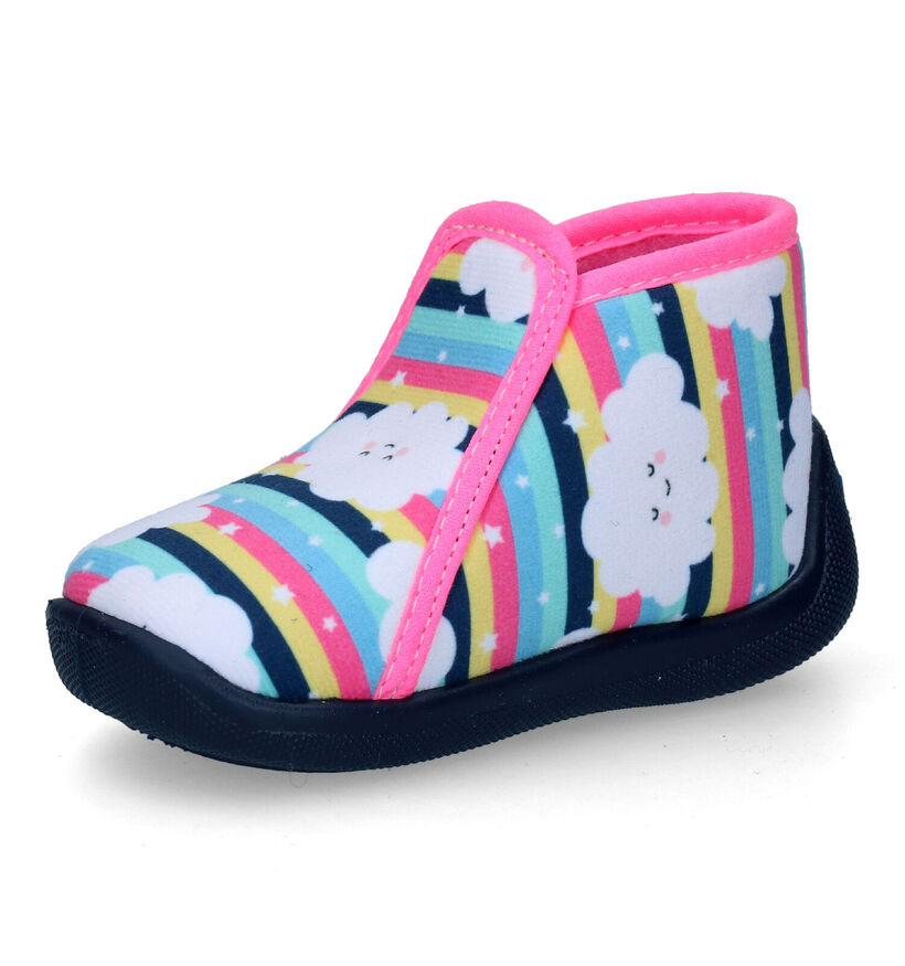 Milo & Mila Graff Pantoufles en Multicolor en textile (299956)