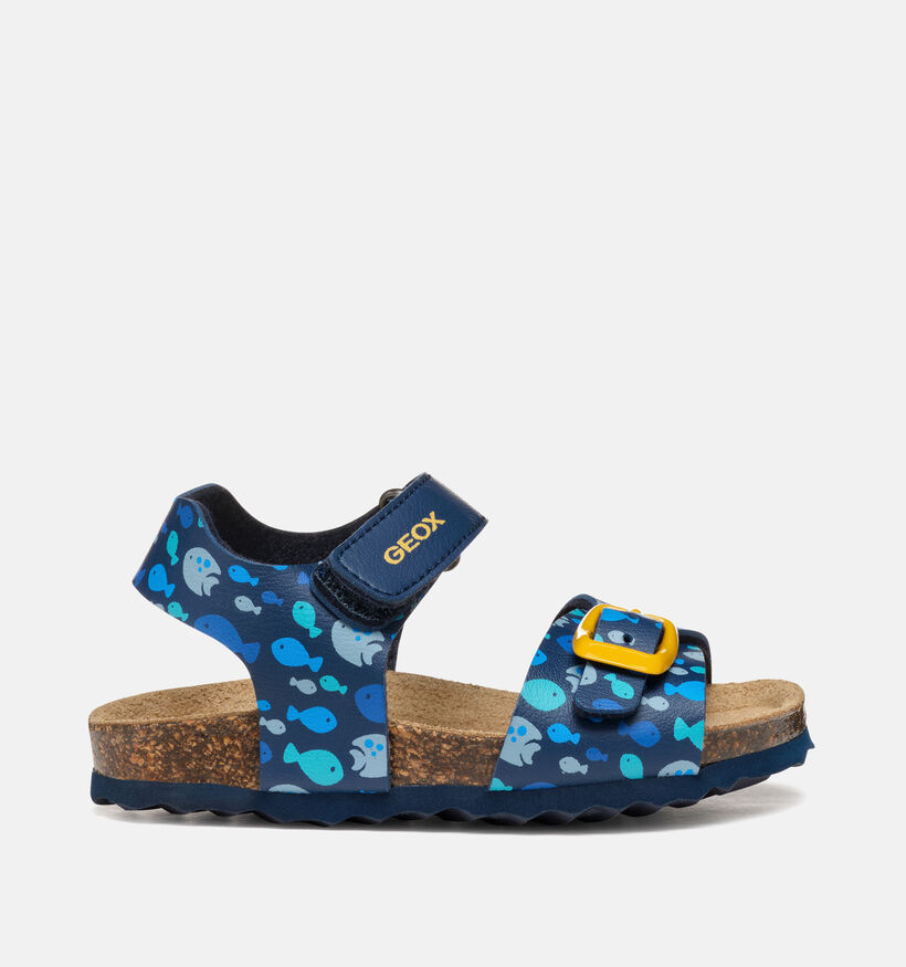 Geox Chalki Sandales pour bébé en Bleu pour garçons (352916)