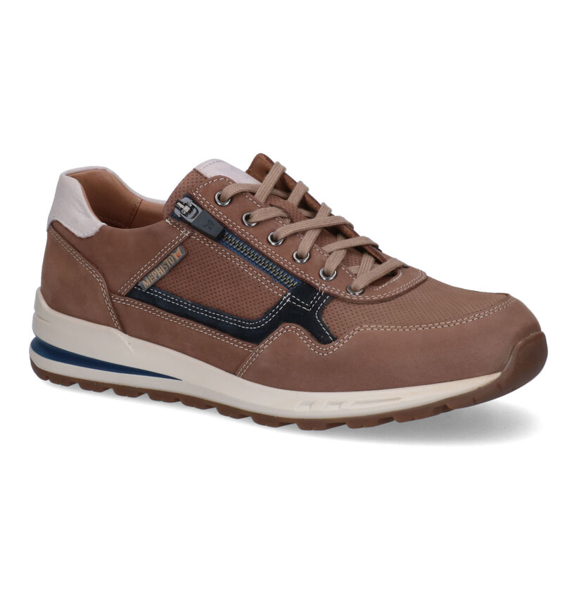 Mephisto Bradley Nomad Chaussures à lacets en Bleu pour hommes (323375) - pour semelles orthopédiques