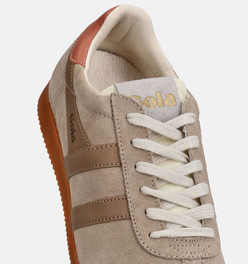 Gola Elan Beige Casual Sneakers voor dames (368314) - geschikt voor steunzolen