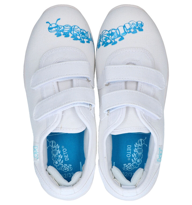 Deto Witte Sportschoenen voor jongens, meisjes (293538) - geschikt voor steunzolen